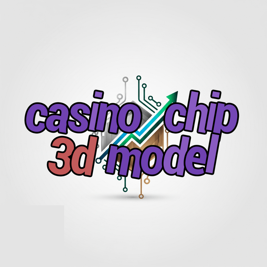 casino chip 3d model